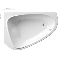 Ванна Ravak LoveStory II L ліва 196x139 (C751000000)