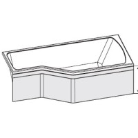 Панель Ravak Be Happy 150 ліва (CZ98100A00)