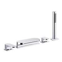 Смеситель для ванны Ravak Chrome CR 025.00 врезной (водопад) с лейкой (X070073)