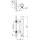 Термостатичний змішувач для душу Ravak 10° TD 033.00/150, настінний без лійки, 150 мм (X070102)