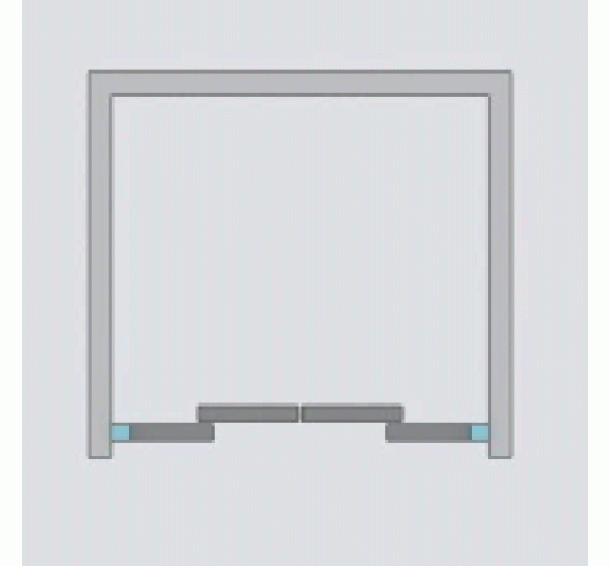Душевые двери Radaway Idea DWD 200 прозрачное стекло (387120-01-01)