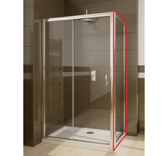 Бокова стінка душової кабіни Radaway Premium Plus DWJ+S  S 100 прозоре скло (33423-01-01N)