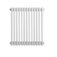 Горизонтальный дизайнерский радиатор отопления ARTTIDESIGN Bari II G 13/600/605 белый матовий