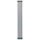 Вертикальный дизайнерский радиатор Artti 11 4/1800 серый матовый