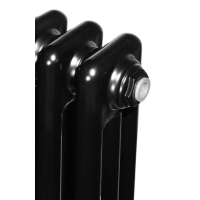Горизонтальный дизайнерский радиатор отопления ARTTIDESIGN Bari II G 13/600/605 черный матовый