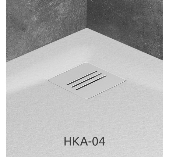 Душовий піддон з конгломерату мармурового Radaway Radaway Kyntos A white 90x90 (HKA9090-04)