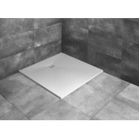 Душовий піддон з конгломерату мармурового Radaway Kyntos C white 100x100 (HKC100100-04)
