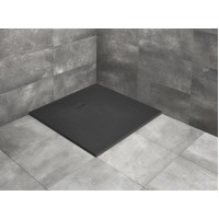 Душевой поддон из мраморного конгломерата Radaway Kyntos C anthracite 80x80 (HKC8080-64)