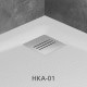 Душевой поддон из мраморного конгломерата Radaway Kyntos F white 110x80 (HKF11080-04)