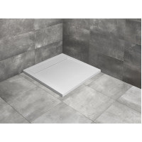 Душевой поддон из мраморного конгломерата Radaway Teos C white 90x90 (HTC9090-04)