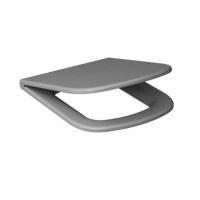 Сидіння для унітазу Cersanit Colour дюропластове вільнопадаюче сіре