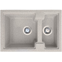 Кухонна мийка Romzha Patrat 62D Gri (802)