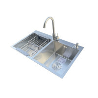 Комплект мойка + смеситель Romzha Arta U-730D (A)