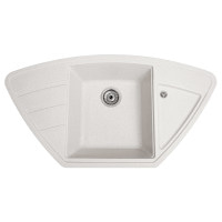 Кухонна мийка Romzha Jorum 98B Biela (101)