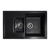 Кухонна мийка Romzha Jorum 78D Antracit (901)