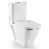 Унітаз-компакт Roca Gap з бачком 3/6 л + кришка Soft-Close (A34947800W)