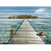 Декор Tubadzin Maxima 6-elementowy azure 1 89,8x67,3