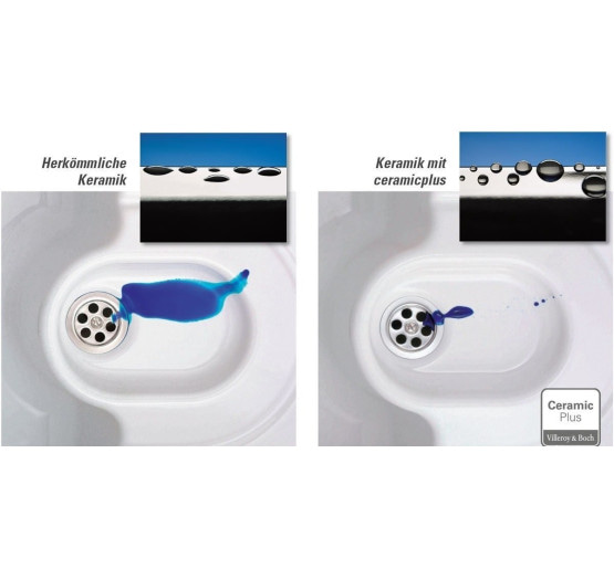 Унитаз подвесной Villeroy & Boch AVENTO Direct Flush SlimSeat Ceramic Plus с крышкой soft-close (5656RSR1)