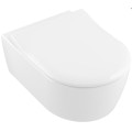 Унітаз підвісний Villeroy & Boch AVENTO Direct Flush SlimSeat  Ceramic Plus з кришкою soft-close (5656RSR1)