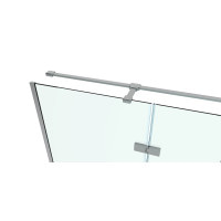 Комплект душова кабіна + піддон  Volle LIBRA 120x80 з прозорим склом ліва (10-22-908L)