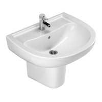 Раковина з напівп`єдесталом VOLLE VIRGO 60 (13-23-600) 