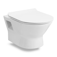 Унитаз подвесной Volle FIESTA RIM без оботковий с сиденьем Slim slow-closing(13-77-034)