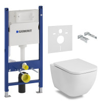 Комплект Volle ORLANDO Rimless унітаз підвісний з сидіння Slow-closing+ інсталяції Geberit Duofix 