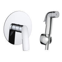 Набір змішувач прихованого монтажу з гігієнічним душем Volle CANTE хром (SET20220115) 