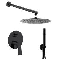 Душова система прихованого монтажу Volle CANTE чорна матова (SET20220114) 