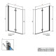 Штора для ванни Radaway Fuenta New PND 100 L прозоре (208210-01L)
