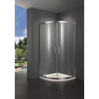 Душевая кабина PRIMERA Frame SHQC51106 1/4 круга 100х100 см, стекло прозрачное