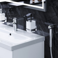 Змішувач для раковини з гігієнічним душем AM.PM F85C03000 Sunny