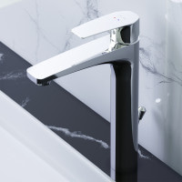 Змішувач для умивальника, високий з донним клапаном AM.PM F90E92200 Gem