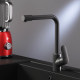 Смеситель для кухни с каналом для питьевой воды, L-излив, черный матовый, AM.PM F8005722 Like