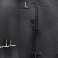 Душевая система ShowerSpot с термостатом, черный AM.PM F0780422 Like