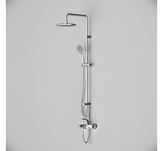 Набір 2в1: душова система, змішувач для ванни/душу AM.PM F4087514 Sense