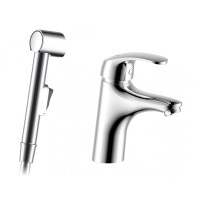 Змішувач для умивальника без дк з гігієнічним душем Damixa 410300000 Palace One