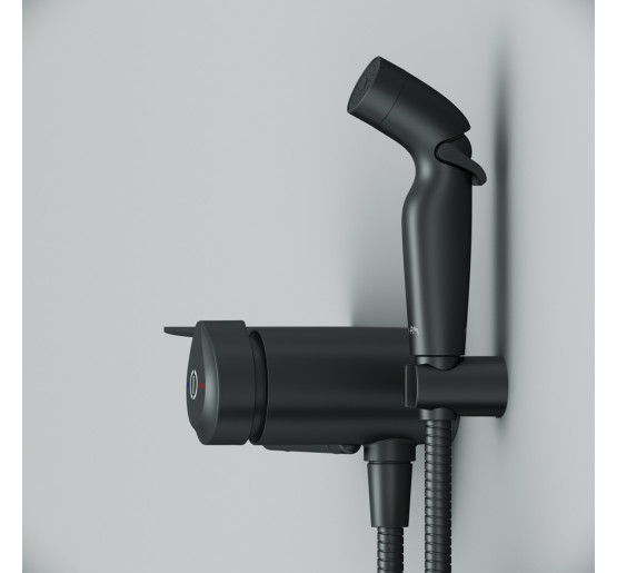 Смеситель TouchReel, монтируемый в стену с гигиеническим душем и полкой AM.PM F0H85A822 X-Joy