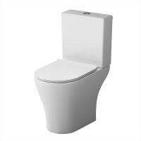 Унітаз-компакт безободковый з сидінням мікроліфт Damixa DX86C8600SC Sirius