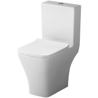 Унітаз-компакт безободковый з сидінням мікроліфт Damixa DX78C8600SC Titan