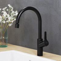 Змішувач для кухні з двохрежимним регульованим аератором, чорний Damixa DX310722300 Eclipse