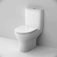 Унітаз-компакт без обідка з сидінням мікроліфт Damixa DX46C8600SC Luna