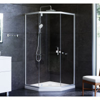 Душова кабіна 5-corner Pivot 90x90 см, без піддону AM.PM W90UG-405-090MT Gem