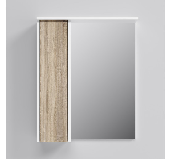 Зеркальный шкаф с подсветкой 60см, левый, дерево AM.PM M91MPL0601WF38 GEM S