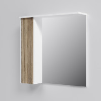 Зеркальный шкаф с подсветкой 75см, левый, дерево AM.PM M91MPL0751WF38 GEM S