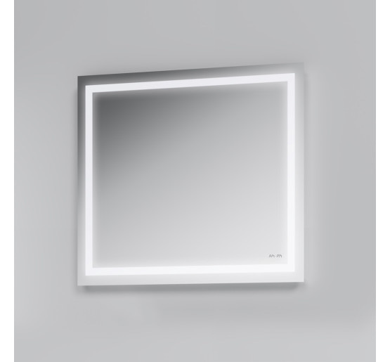 Зеркало с LED-подсветкой по периметру, 80 см AM.PM M91AMOX0801WG38 GEM
