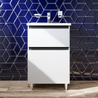 Тумба з раковиною, на підлогу, 55 см AM.PM M85-FSX0552-WC0552WG38 X-Joy