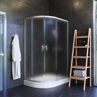 Душова кабіна Bliss Twin Slide 120х80, матове скло AM.PM W56G-302U120CM Bliss L