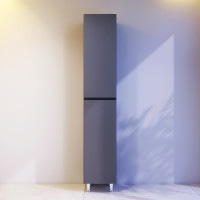 Шафа-пенал на підлогу, права, 35 см AM.PM M93ACSR0356GM38 Hit