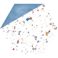 Плитка керамогранітна Stracciatella Blue Natural 250x290 Aparici